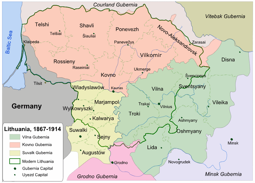 lithuania regions